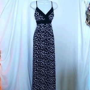 Giraffe Print Maxi Dress